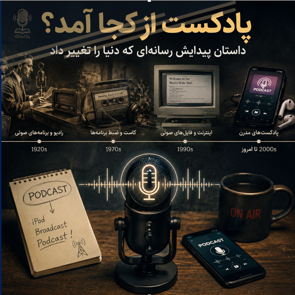 پادکست از کجا آمد؟ داستان پیدایش رسانه‌ای که دنیا را تغییر داد